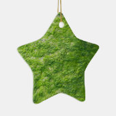 Groen Zee Mos Natuur Grass Beach Nautisch Keramisch Ornament (Rechts)