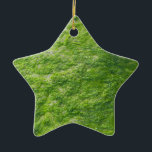 Groen Zee Mos Natuur Grass Beach Nautisch Keramisch Ornament<br><div class="desc">Ontworpen met koele strandfoto van zee mos!</div>