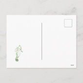 Groen Zee PaardGroetjes Briefkaart (Achterkant)