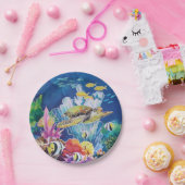 Groen Zee schildpad Bord Tropische oceaanvis (Feest)