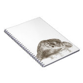 Groen Zee schildpad Notitieboek (Rechterzijde)