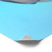 Groen Zee, schildpad Poster (Hoek)