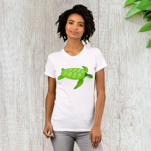 Groen Zee Schildpad Vrouwen T-shirt