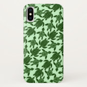 Groen Zee Turtle  Animal Patroon Case-Mate iPhone Case (Achterkant)