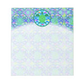 Groen Zee Turtle Notitieblok (Voorkant)