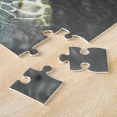 Groen Zee Turtle Puzzle Legpuzzel (Zijkant)