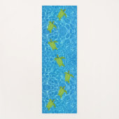 Groen Zee Turtles op Turquoise Zee Water Yoga Mat (Voorkant)