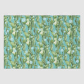 Groen zeegras Bubble Escape Tissue Papier (Voorkant)