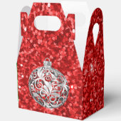 Groen Zilver Rood Favoriet Box Bedankdoosjes (Open)