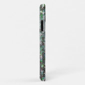 Groen zilver sprankelende glitter pailletten Case-Mate iPhone case (Achterkant/rechts)