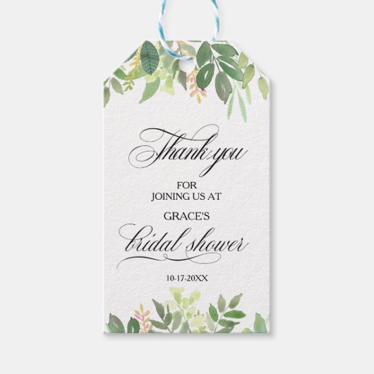 Groen Zomer Bestemming Vrijgezellenfeest Cadeaulabel (Voorkant)