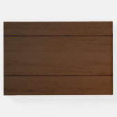 Groen Zonnebloemen Pompoen Herfst Bruidsdiner Gastenboek (Achterkant)