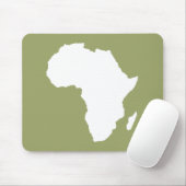 Groen zuidelijk Afrika Muismat (Met muis)