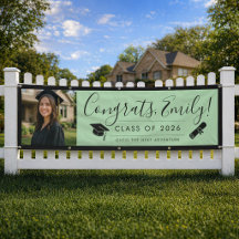 GROEN & ZWART 2026 | Diploma-banner met foto