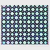 Groen zwart Abstract modern geometrisch patroon Cadeaupapier (Vlak)