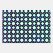 Groen zwart Abstract modern geometrisch patroon Inpakpapier Vel (Voorkant 2)