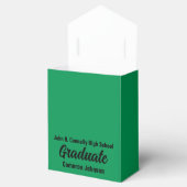  Groen Zwart Afstudeerfeest Bedankdoosjes (Geopend)