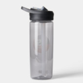 Groen zwart basketbal team kleuren kinder tiener waterfles (Rechts)