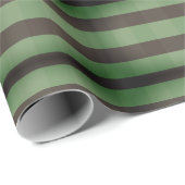 Groen zwart bruin bruin bruinbruin, verstelbare ch cadeaupapier (Rol Hoek)