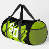 Groen & Zwart Brushy Fitness Tas (Rechterhoek)