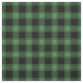 Groen & Zwart Buffalo Plaid Stof (Swatch)