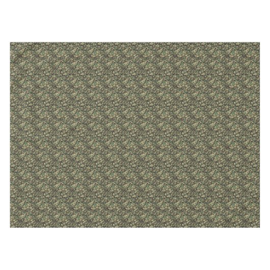 Groen, zwart en bruin camouflagepatroon tafelkleed (Voorkant (Horizontaal))