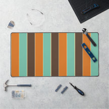 Groen, zwart en oranje strepenpatroon