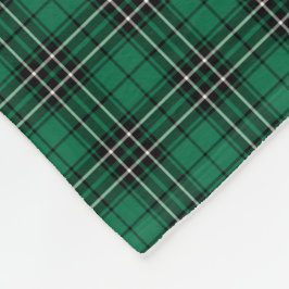 Groen, Zwart en Wit Clan MacLean Hunting Tartan Fleece Deken