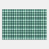 Groen, zwart en wit geplakt inpakpapier vel (Voorkant 2)