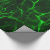 Groen zwart-energieverlooppapier cadeaupapier (Hoek)