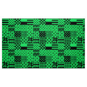 Groen Zwart Gemengde Patchwork Ontwerp Patchwork Stof (Fat Quarter)