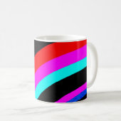 groen, zwart, glittr, glanzend mooi RMdesignflo55 Koffiemok (Voorkant rechts)