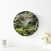 Groen zwart goud Abstract zonder cijfers Grote Klok (Huis)