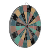 Groen Zwart Goud en Roos Spellenkamer Dartboard Dartbord (Voorkant Links)