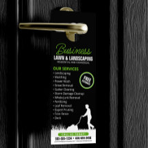 Groen Zwart Lawncare Landscaping Grasmaaien