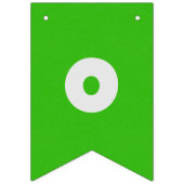 Groen Zwart Mannelijk Bedrijf Gefeliciteerd Custom Vlaggetjes (Tweede vlag)