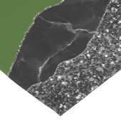 GROEN ZWART MARMER AGAAT Table Runner Korte Tafelloper (Hoek)