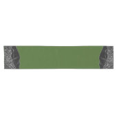 GROEN ZWART MARMER AGAAT Table Runner Korte Tafelloper (Horizontaal)
