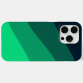 Groen Zwart Ombre Wave patroon Case-Mate iPhone Case (Achterkant (horizontaal))