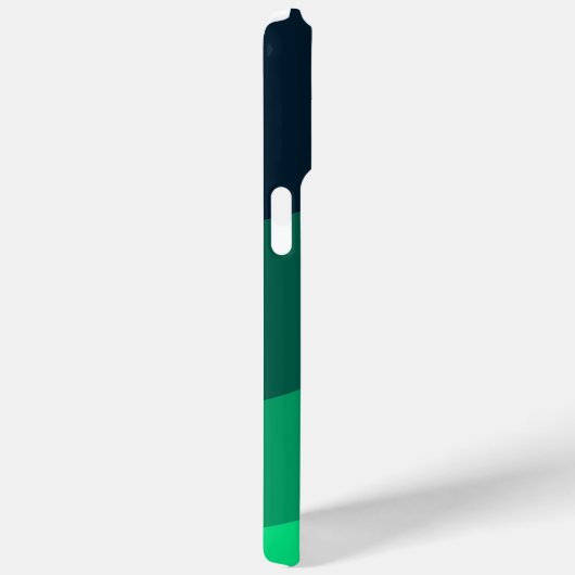 Groen Zwart Ombre Wave patroon Case-Mate iPhone Case (Achterkant / Rechts)