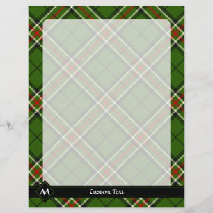 Groen, zwart, rood en wit Tartan Flyer