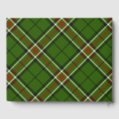 Groen, zwart, rood en wit Tartan Gastenboek (Achterkant)