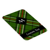 Groen, zwart, rood en wit Tartan Magneet (Rechterzijde)