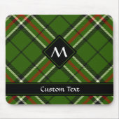 Groen, zwart, rood en wit Tartan Muismat (Voorkant)