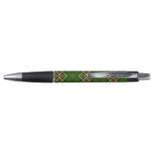 Groen, zwart, rood en wit Tartan Pen (Achterkant)