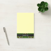 Groen, zwart, rood en wit Tartan Post-it® Notes (Kantoor)
