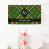 Groen, zwart, rood en wit Tartan Spandoek (Insitu)
