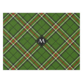 Groen, zwart, rood en wit Tartan Tafelkleed (Voorkant (Horizontaal))