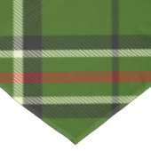 Groen, zwart, rood en wit Tartan Tafelkleed (Gekanteld)