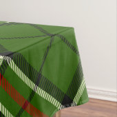 Groen, zwart, rood en wit Tartan Tafelkleed (Voorbeeld)